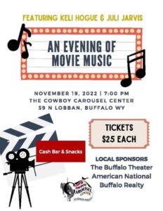 Promotional material for “An Evening of Movie Music”