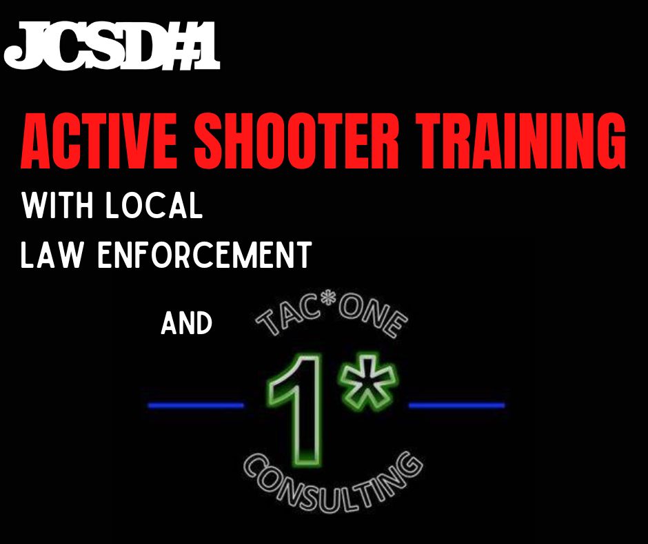 Active Shooter Training Black Poster