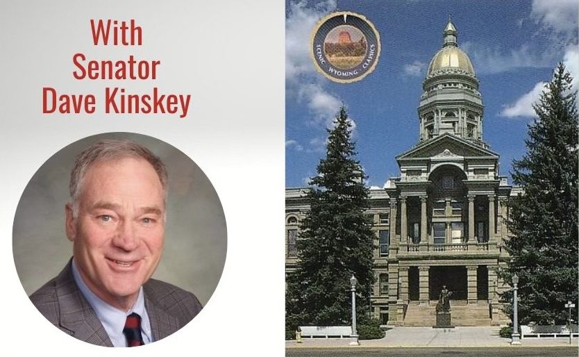 Senator Dave Kinskey Poster With a Building