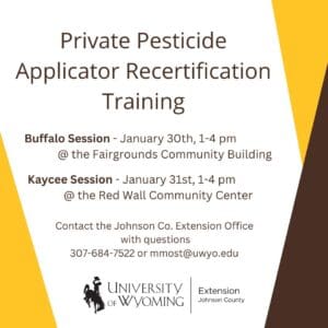 A Private Pesticide Applicator Recertification Training