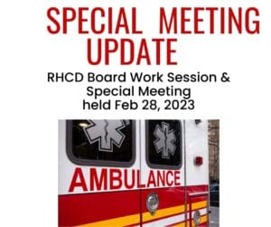 Special Meeting Update Poster With a Poster