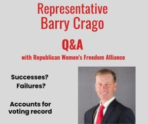 Barry Crago Q&A with Republican Women's Freedom Alliance.