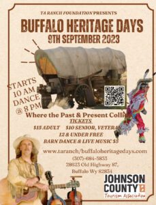 A poster for Buffalo Heritage Days on September 9th, 2023.