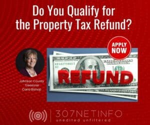 Carla Bishop asks if you qualify for a property tax refund.